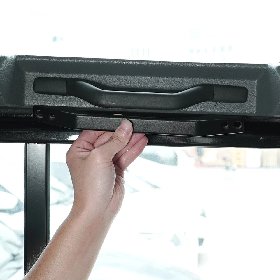 Cubierta de manija interior negra para techo de auto para Land Rover Defender 04-18 EE. UU. Foto 2 de 4
