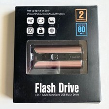 4 in 1 multi-function usb flash drive 128gb iphone/android/PC/MAC