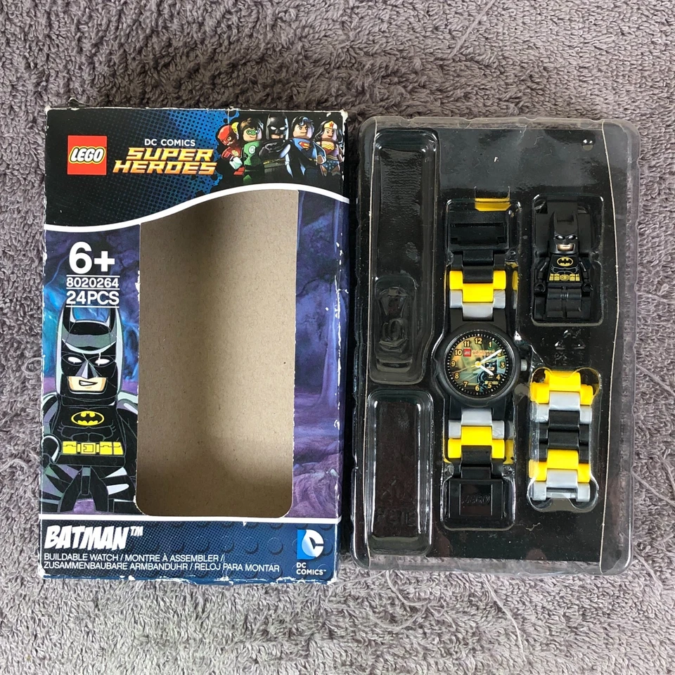 Lego DC Unisex Niños Superhéroes Batman Minifigura Eslabón Reloj de Cuarzo con Caja Foto 2 de 4