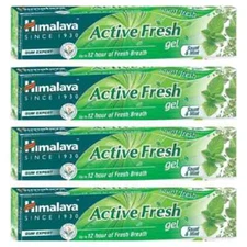 Pack Of 4 x 80 g Himalaya Herbals Active Fresh Toothpaste FREE SHIPPING