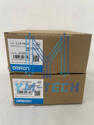 Bloc D'alimentation OMRON CJ1W-PA202 - 100-240V AC, Pour Automate, Flambant Neuf D'origine