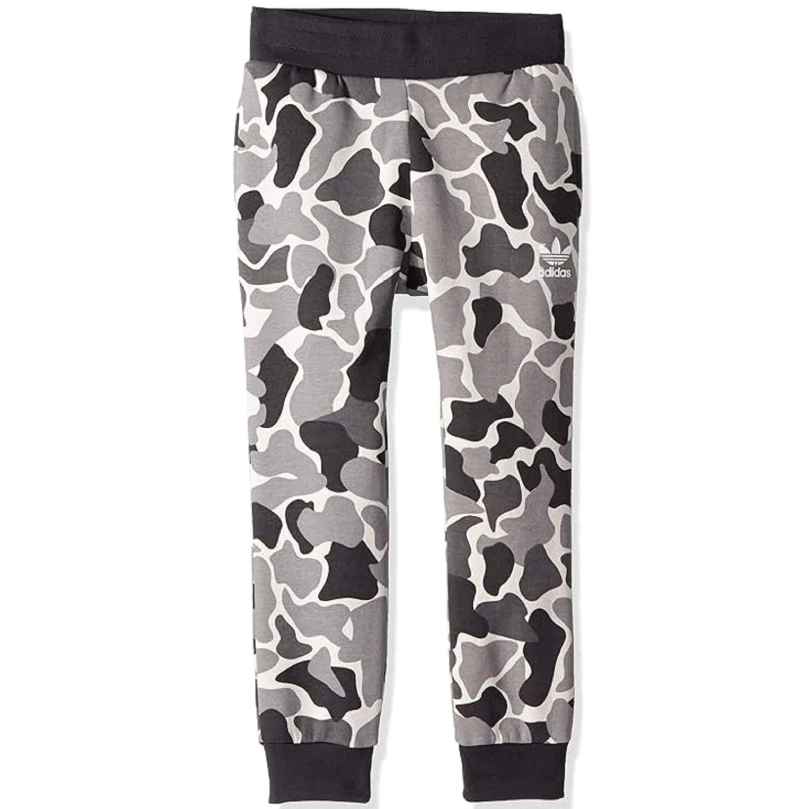 adidas Big Boy's Originals Trefoil Camo Print Pants -Large 14/16 - NEW