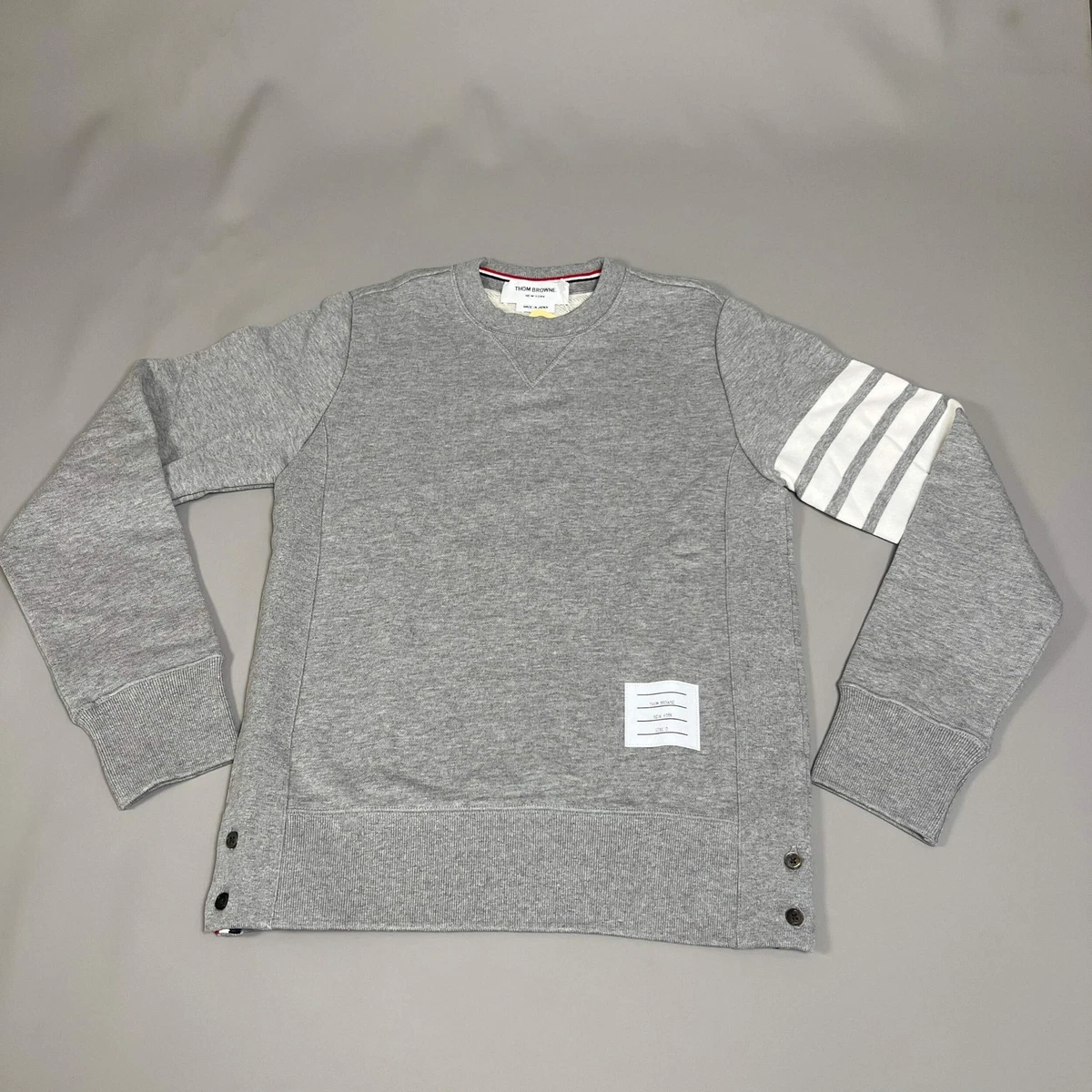 Thom Browne Engineered 4-Bar Jersey Sweatshirt