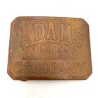Adams Express Company Belt Buckle Vintage Transport Western Trucker Collectible
