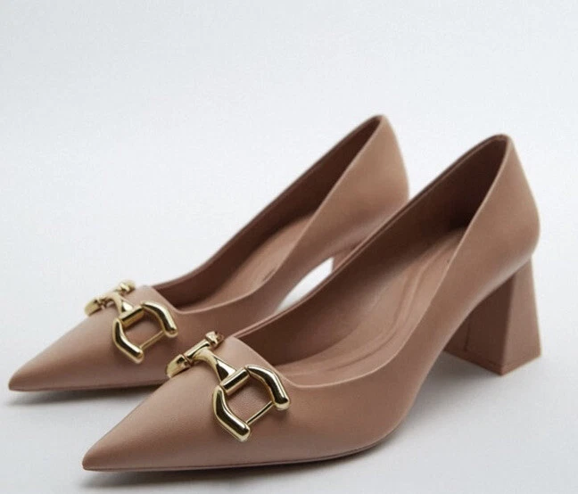 Zara 2025 tan heels