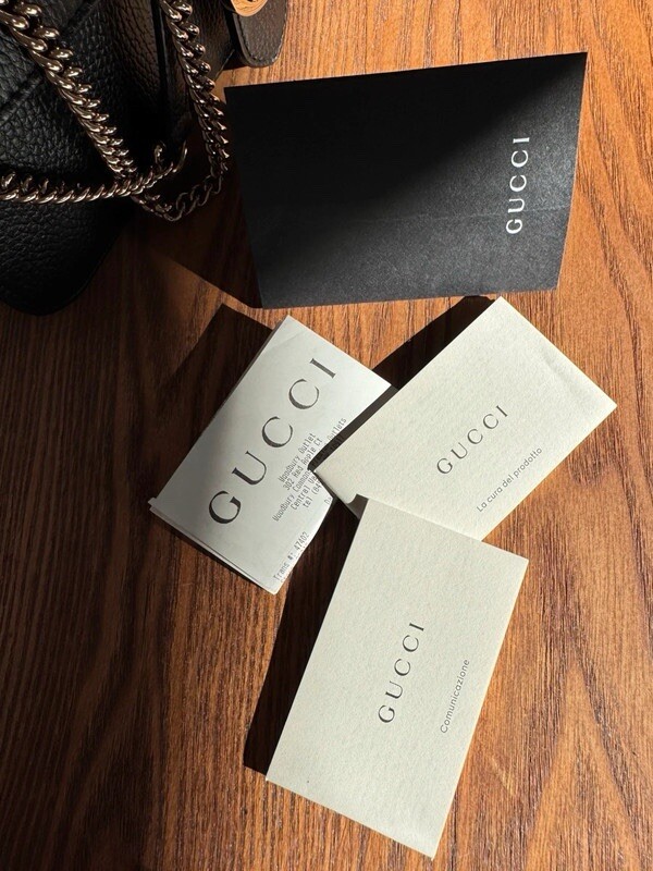 NEW Authentic Gucci Interlocking GG Shoulder Cros… - image 9