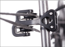 Puleggia scorrevole corda divisa arco composto alluminio caccia tiro con l'arco