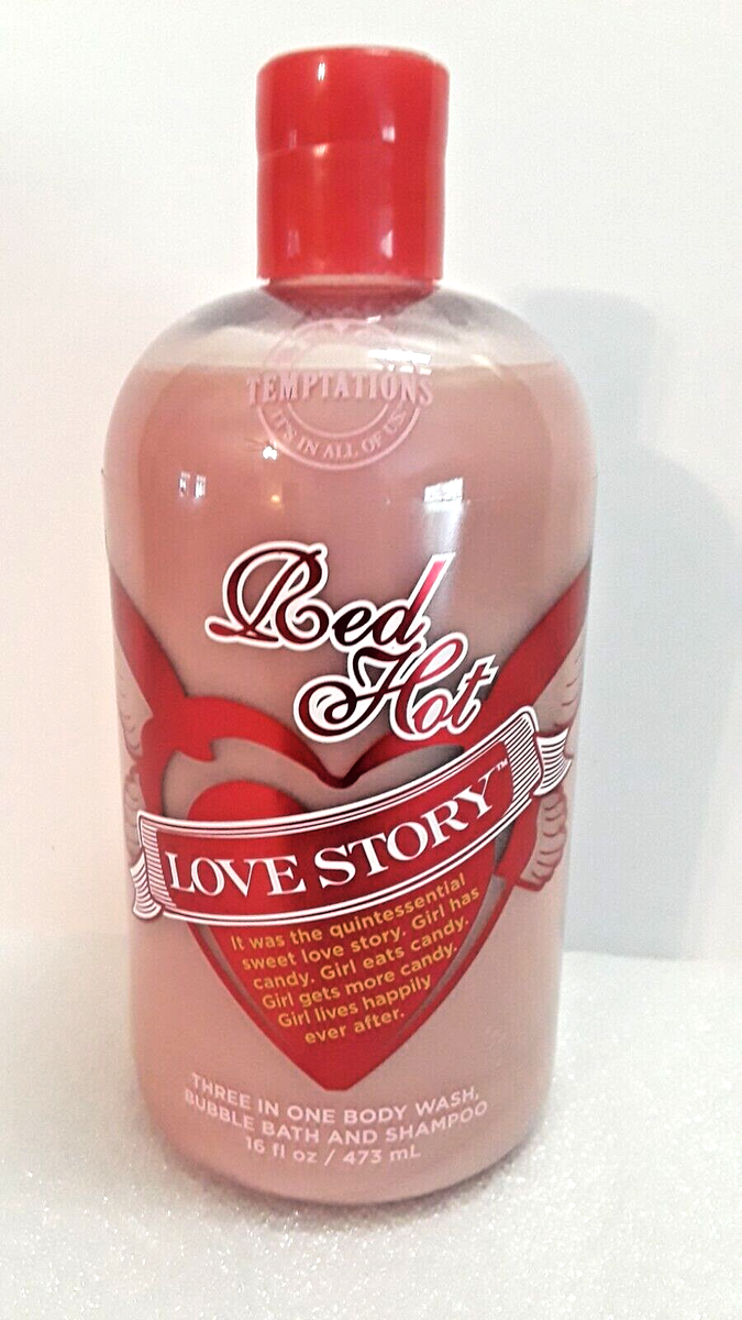 Bath & Body Works ~ Temptations ~ Red Hot Love Story 3in1 Wash