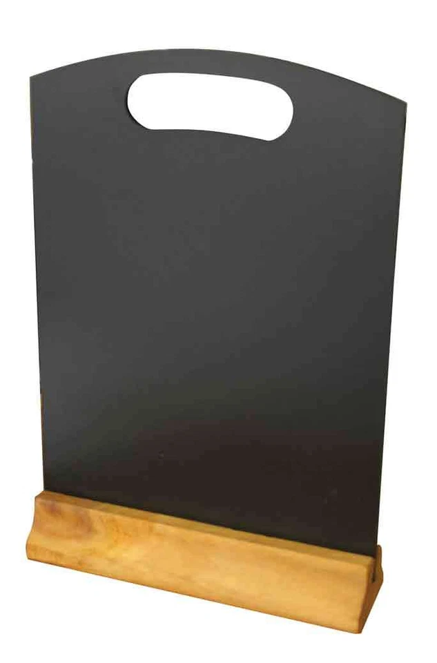 A5 Hand Held Table Top Menu Blackboard Specials Board Chalkboard with Base - Image 2 of 4
