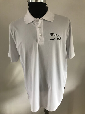 Jaguar Mens Polo Shirt T Shirt Jaguar L XL XXL? Hakro TShirt Mint Condition