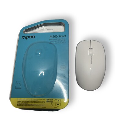Rapoo M200 Schnurlose Optische Maus 1000dpi Kabellos Bluetooth Funkmaus Weiß