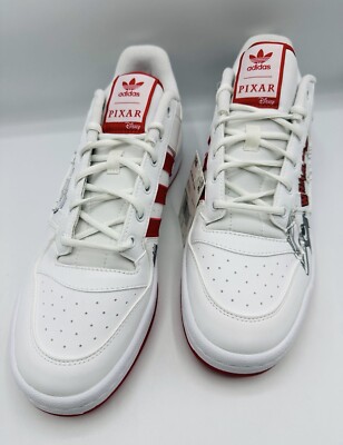 Adidas X Disney Pixar Forum Low White Scarlet Red Men's Size