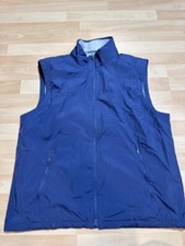 Southern Tide Mens Cas Abo Fleece Lined Full-Zip Vest 7499 Navy Blue Size Large