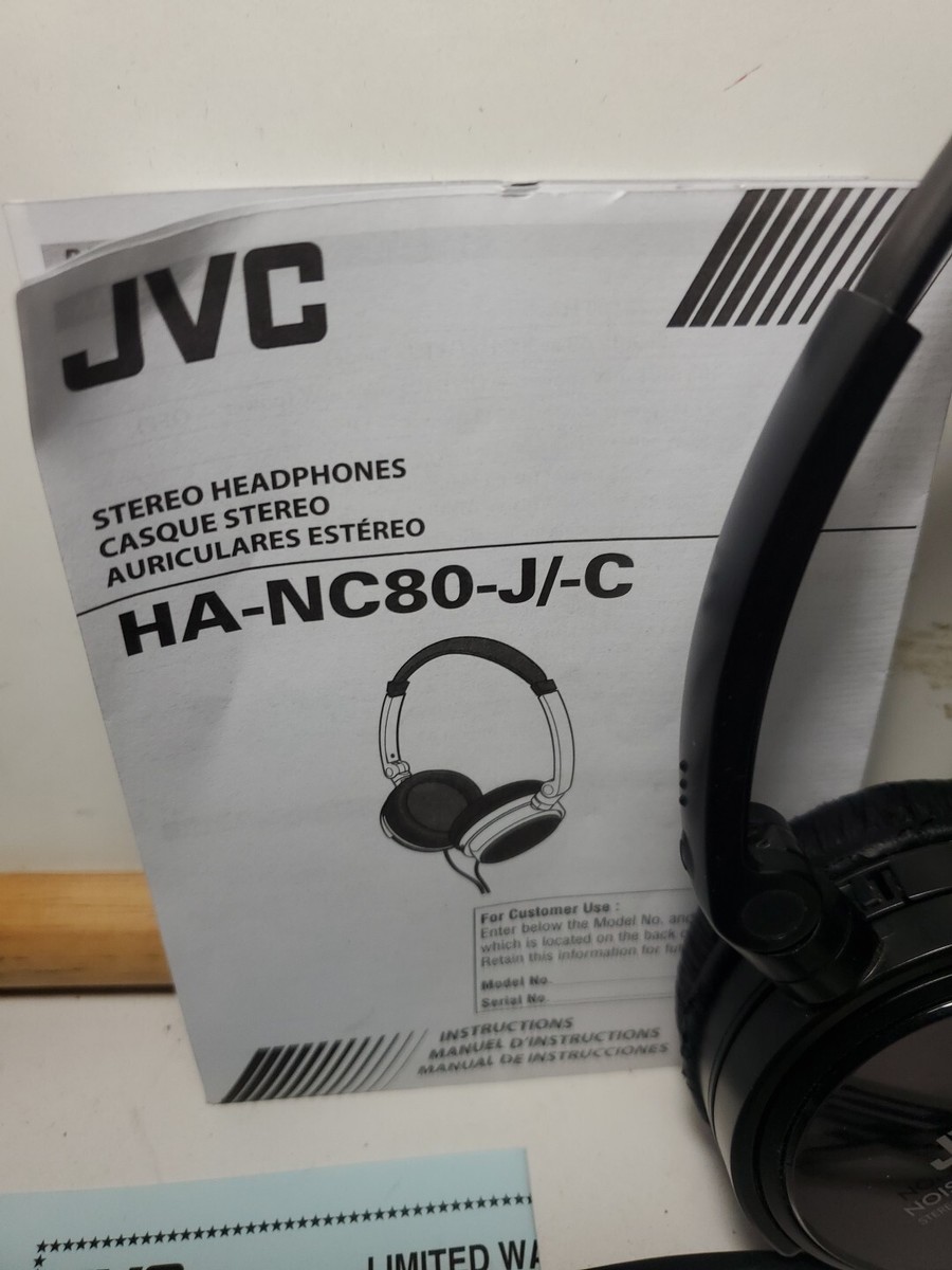 新品‼︎JVC HP-NC80 SILVER JVC HA-NC80 Headband Headphones - Black | eBay