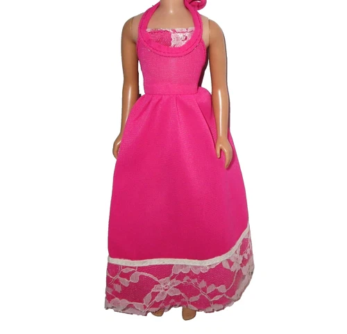 Vintage 1980 Skipper Doll Fashion Collectibles Pink Dress #1944 Barbie Mattel