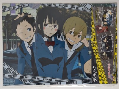 Durarara!! Masaomi Izaya Mikado Anri Clear File Folders 2 Set Movic Anime