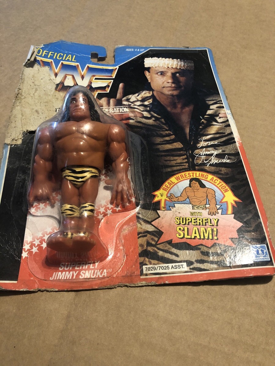 WWF Jimmy Superfly Snuka Wrestling Figure In Summer Slam Hasbro