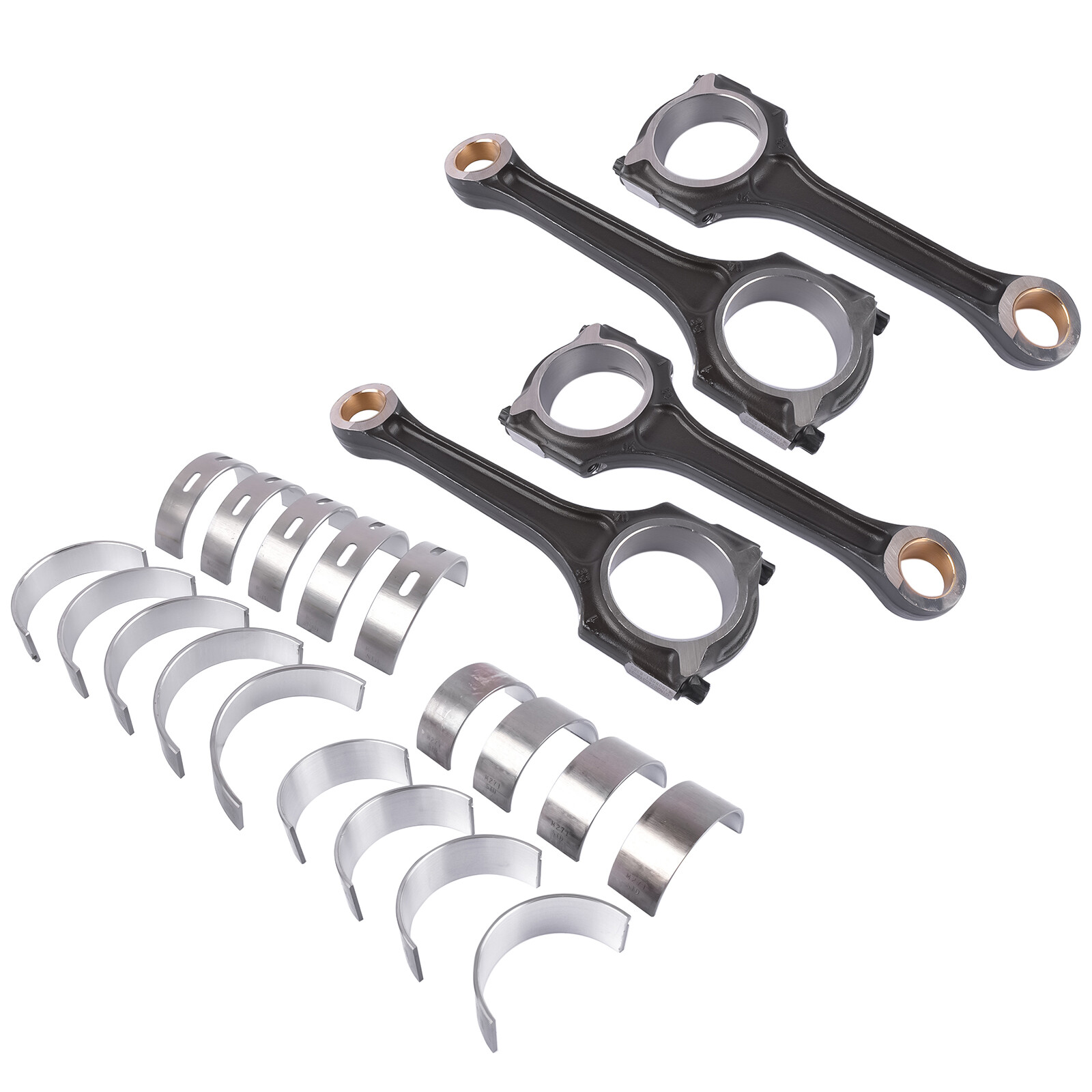Connecting Rods & Bearings for Mercedes-Benz A160 B160 B180 M270 1.6Turbocharged