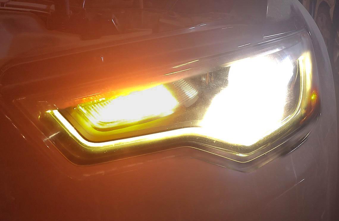 Audi A6 Left Xenon HID Headlight 12 13 OEM Without Curve Option 