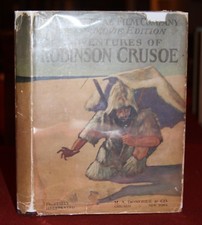 Adventures of Robinson Crusoe.  Daniel Defoe.  Universal Film Co. Ed. 1922.