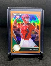 IAN MOLLER 2021 Panini Prizm Draft Picks Neon Orange Prospect RC /50