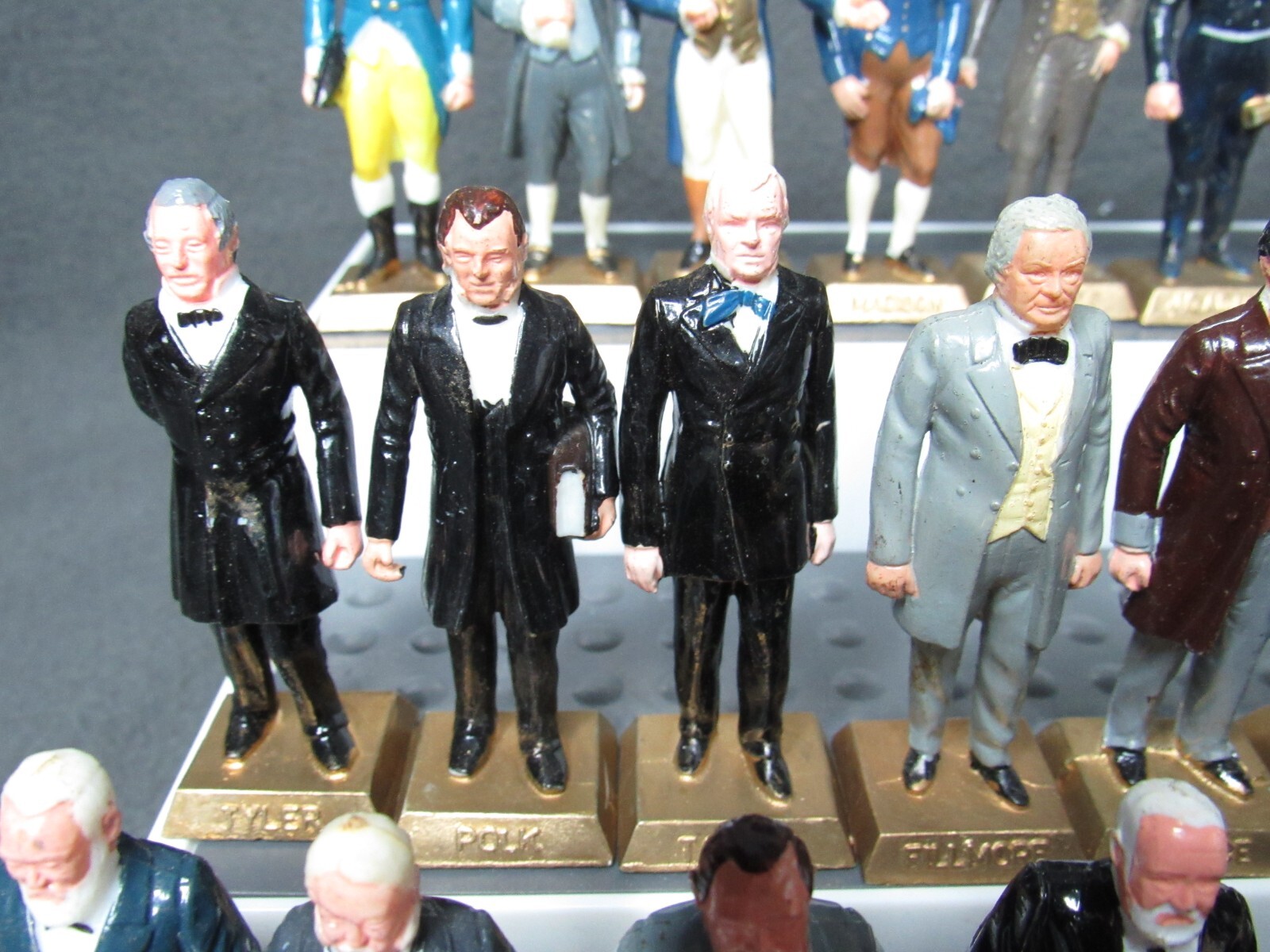 Vintage Set of 36 Marx United States President Figures Washington to