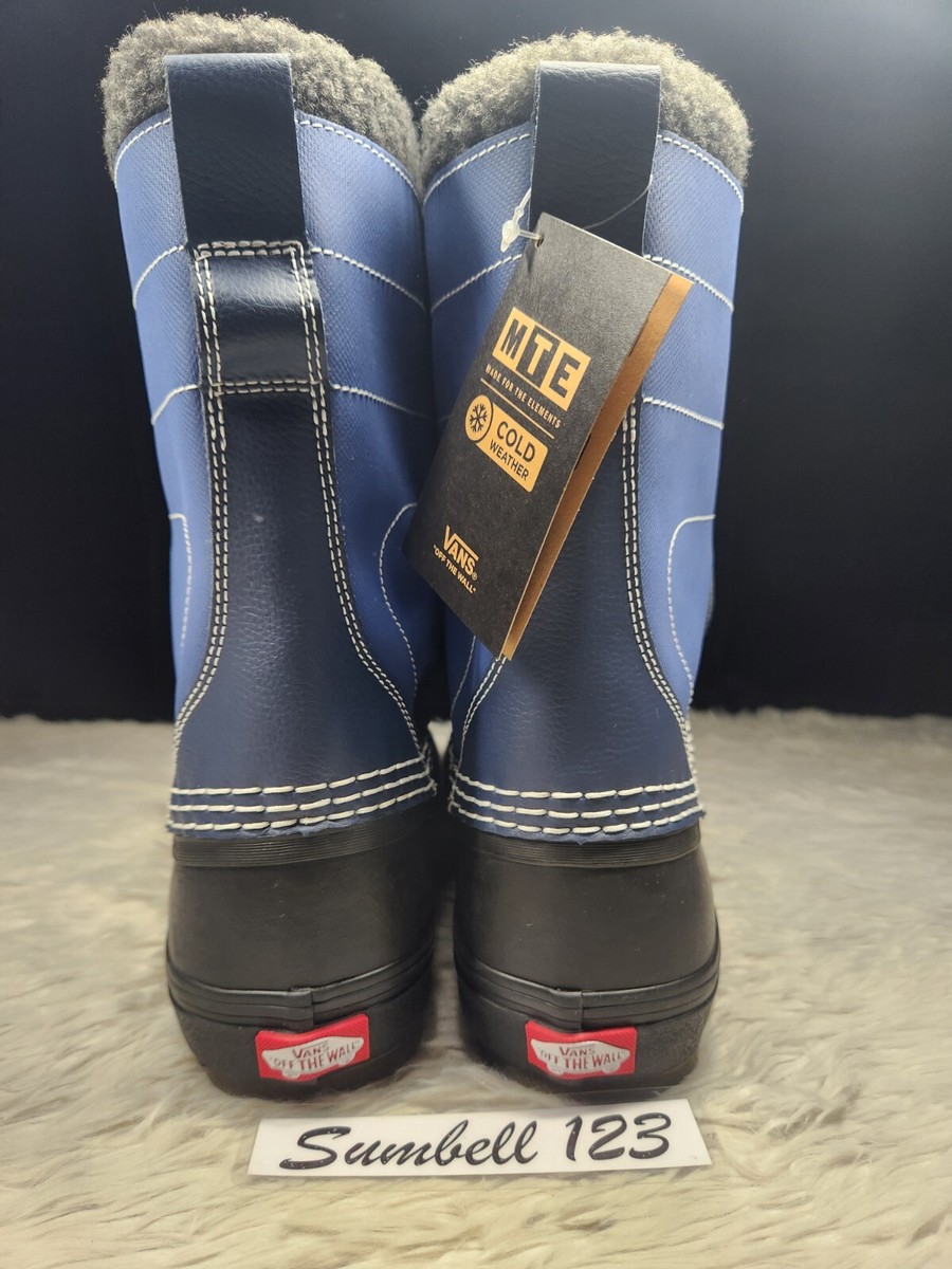 Vans MTE Standard Snow Cold Weather Boots Black/Blue Men display picture 2