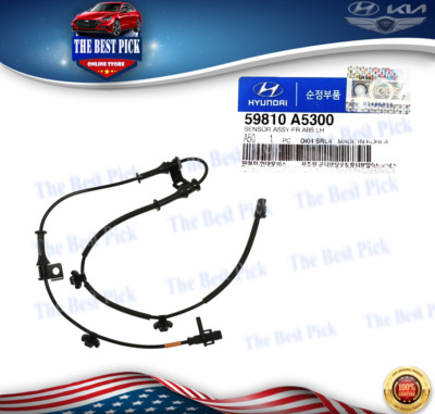  GENUINE  ABS Wheel Speed Sensor FRONT LEFT for 12-17 Hyundai Elantra 59810A5300