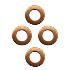 For Hyundai Terracan 2.9 CRDi 4WD Injector Copper Washers / Seals set x 4 (S167)