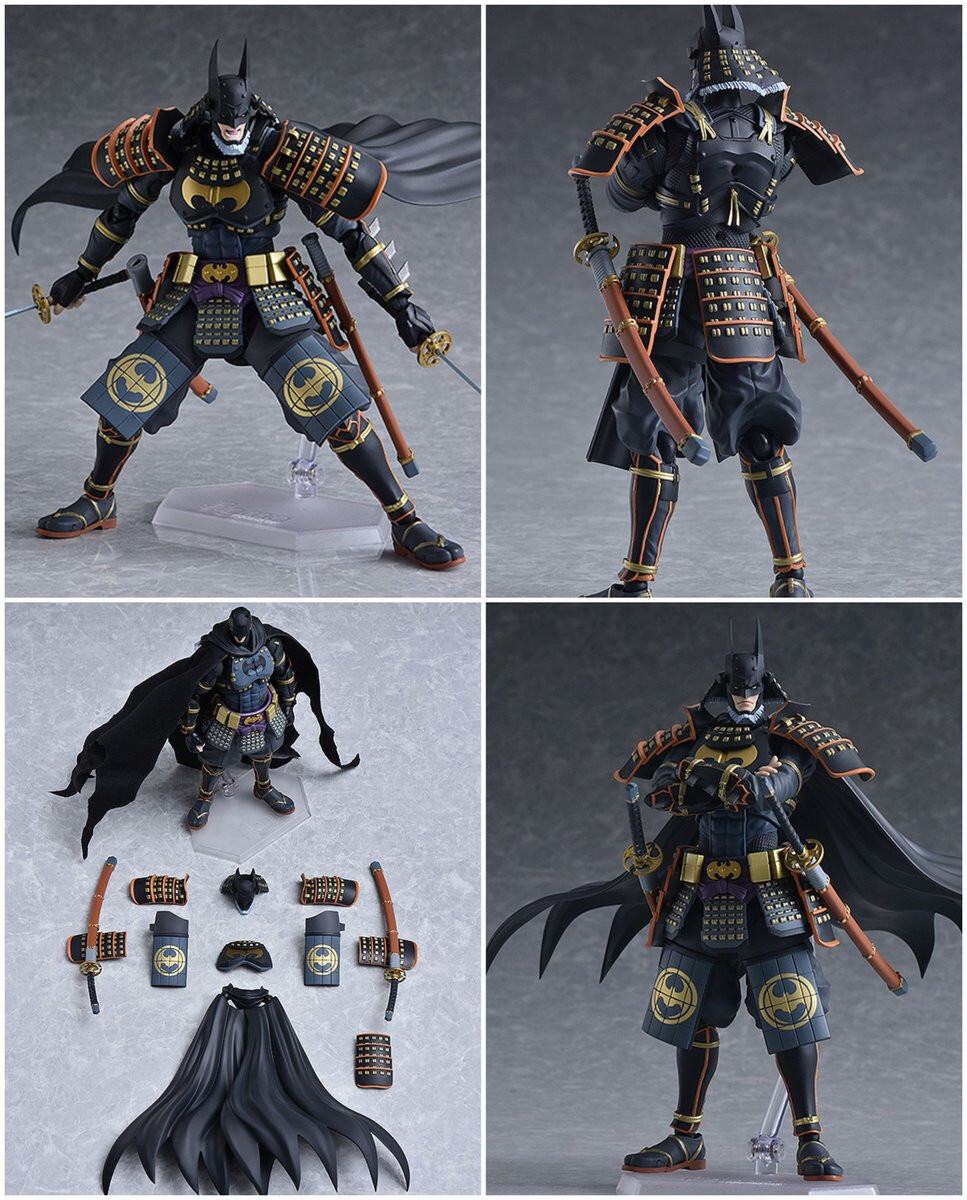 BATMAN NINJA FIGMA DX SENGOKU PLUS MYTHIC HORSE/ 2 FIGURE LOT NIB