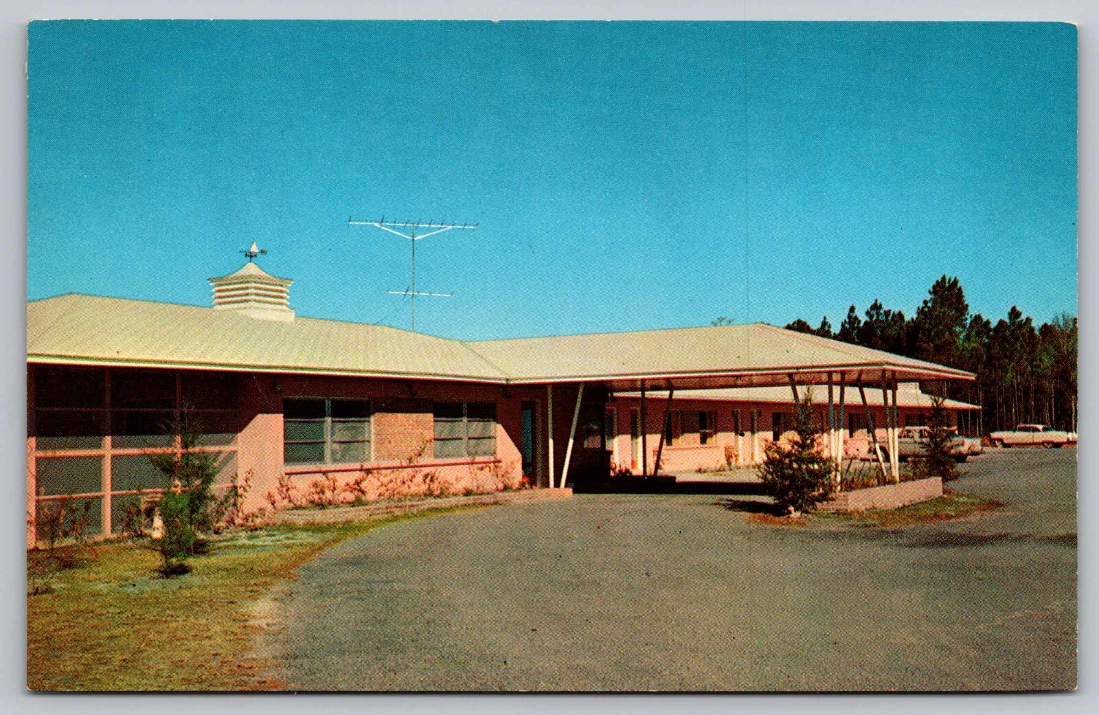 Postcard Underwood Motel Starke Florida eBay