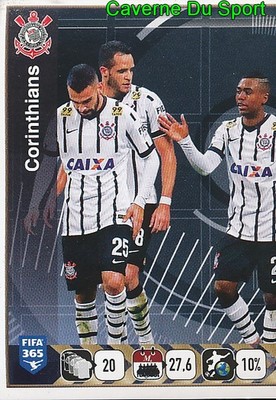 177 CORINTHIANS TEAM 1/2 BRAZIL CORINTHIANS FIFA 365 PANINI