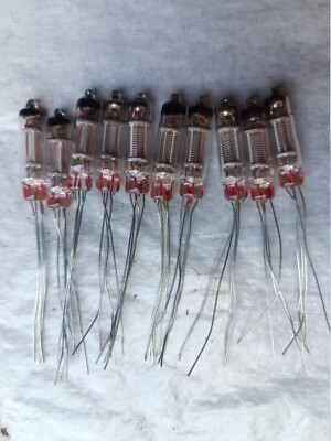10pcs IV-15 / DM160 / 6977 tiny VFD tube Soviet Magic Green Glow