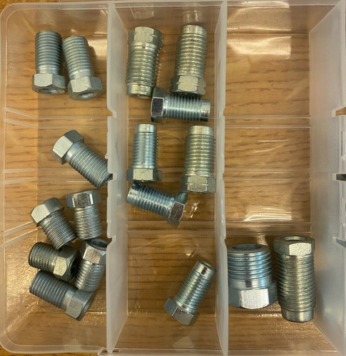 30No, UNF, Brake Pipe Fittings, Male & Female Assortment. - Picture 5 of 6