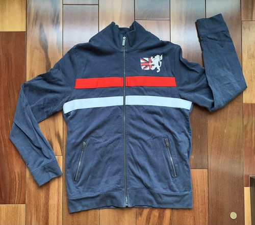 Dirty English Zip Up Jacket - Great Freaking Britain ! juicy couture men Vintage - Foto 2 di 18
