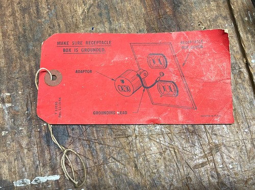 Taladro vintage Craftsman de 3/8"" con caja de metal marrón dorado comprado 1960 papeleo - Imagen 14 de 18