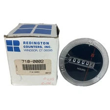TruMeter (Reddington) 710-0002 3-Hole Round Panel Mount Hour Meter 115V 60Hz