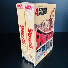 SPARTACUS BETAMAX Hi-Fi Stereo NOT VHS 1985 2-Tape Set SEALED