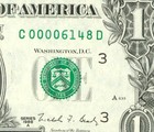 (( 4 DIGIT )) $1 1988 ((CHOICE/ GEM)) Federal Reserve ((3rd of 4 consecutive)) — photo 1