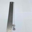 Sterling Silver 925 Jewelry Lot 3pc Flower Necklace Heart Bracelet Ring Sz 5 — photo 7