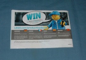 CITY, FIRE STARTER SET NO. 60106 - LEGO - 2016- USED CONDITION