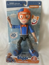 Blippi poseable action figure, sounds and phrases, new in packaging