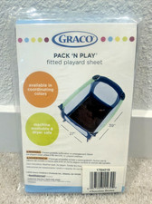 Graco Pack N Play Playard Fitted Sheet Chocolate Brown Baby 39" X 27"