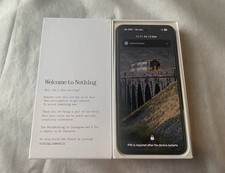 Nothing Phone 3A Unlocked Black 256GB In Original Box Excellent Condition