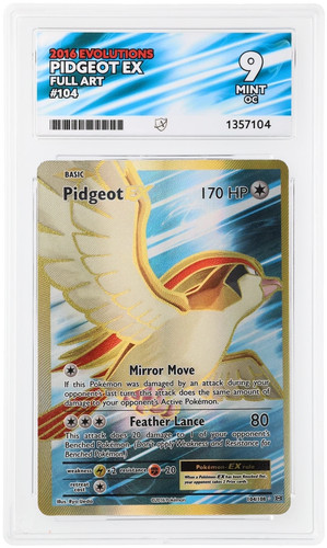 Pidgeot-EX graded ACE 9 for sale on eBay