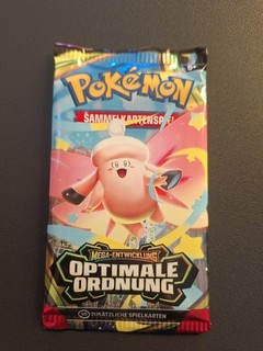 1 Pokemon Optimale Ordnung Booster Artwork Pixie Mega Entwicklung Deutsch sealed