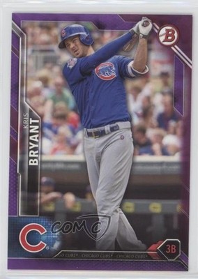2016 Bowman Purple 32/250 Kris Bryant #20 0o9