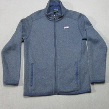 Patagonia Jacket Kids 12 Large Blue Fleece Full Zip Outdoor Hiking Casual