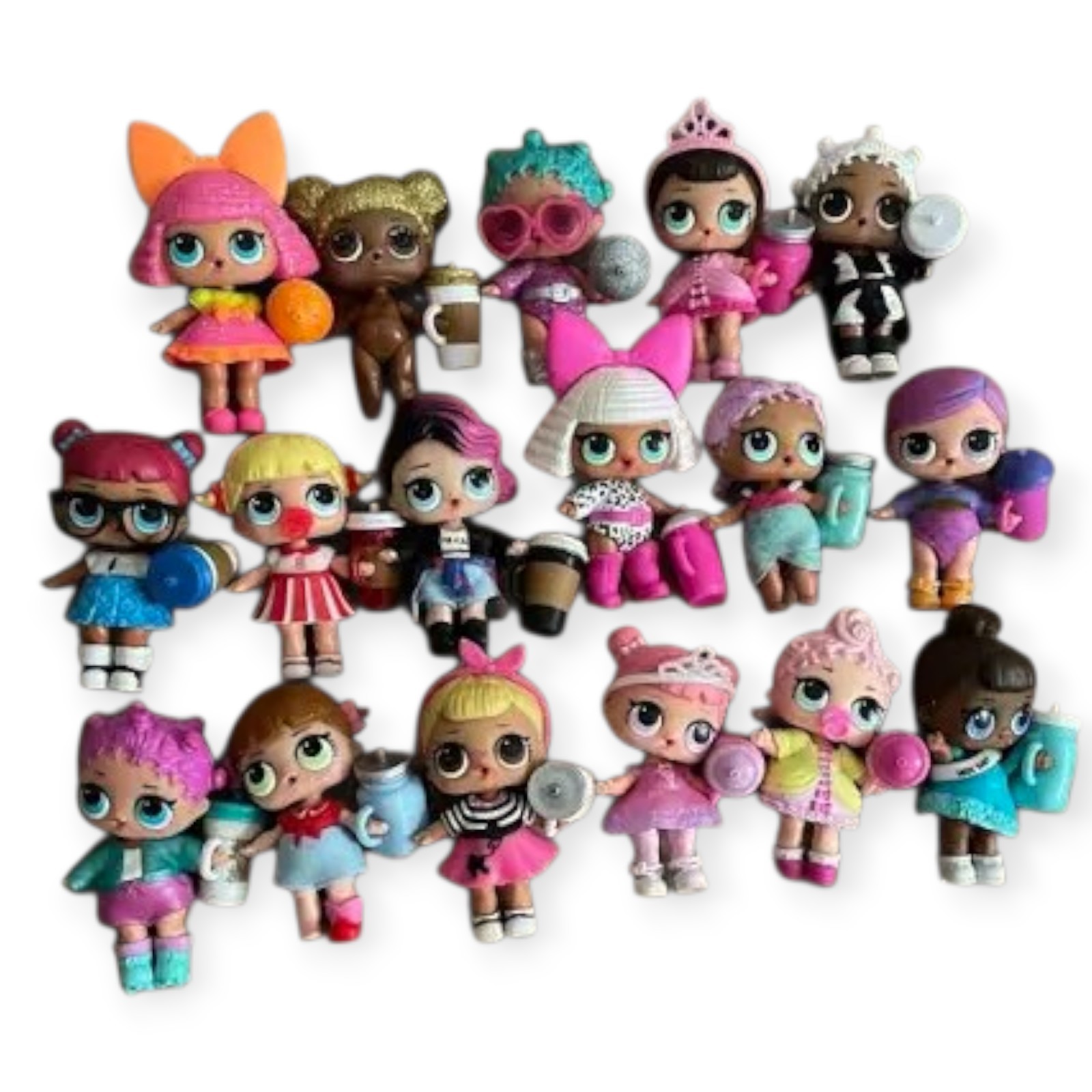 LOL Surprise dolls, pack Lot of 10 units with random selection + accessories.