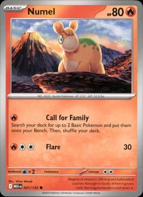 Numel Common ME01: Mega Evolution 021/132 NM